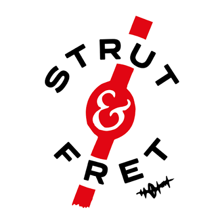 Strut'n'Fret Logo – Oscar Kaufmann als Artist für internationale Performances
