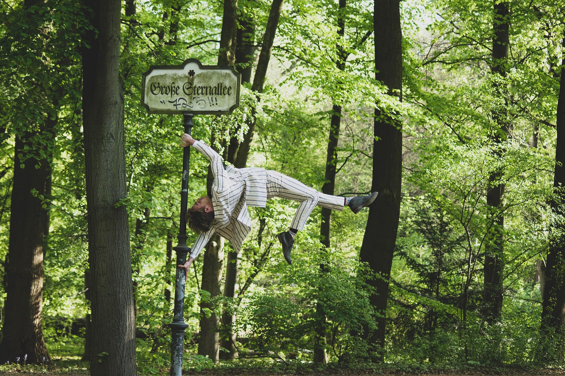 Flying Gentleman im Park